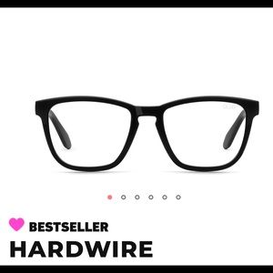 BNWT Quay Black Glasses with Blue Light Lenses.